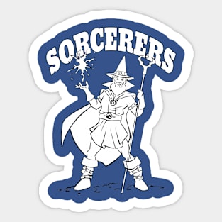 Sorcerer mascot Sticker